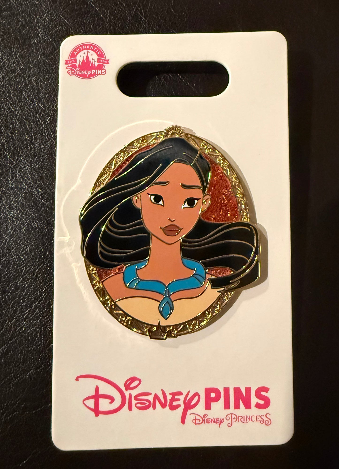 Pocahontas Gold Portrait Frame B8