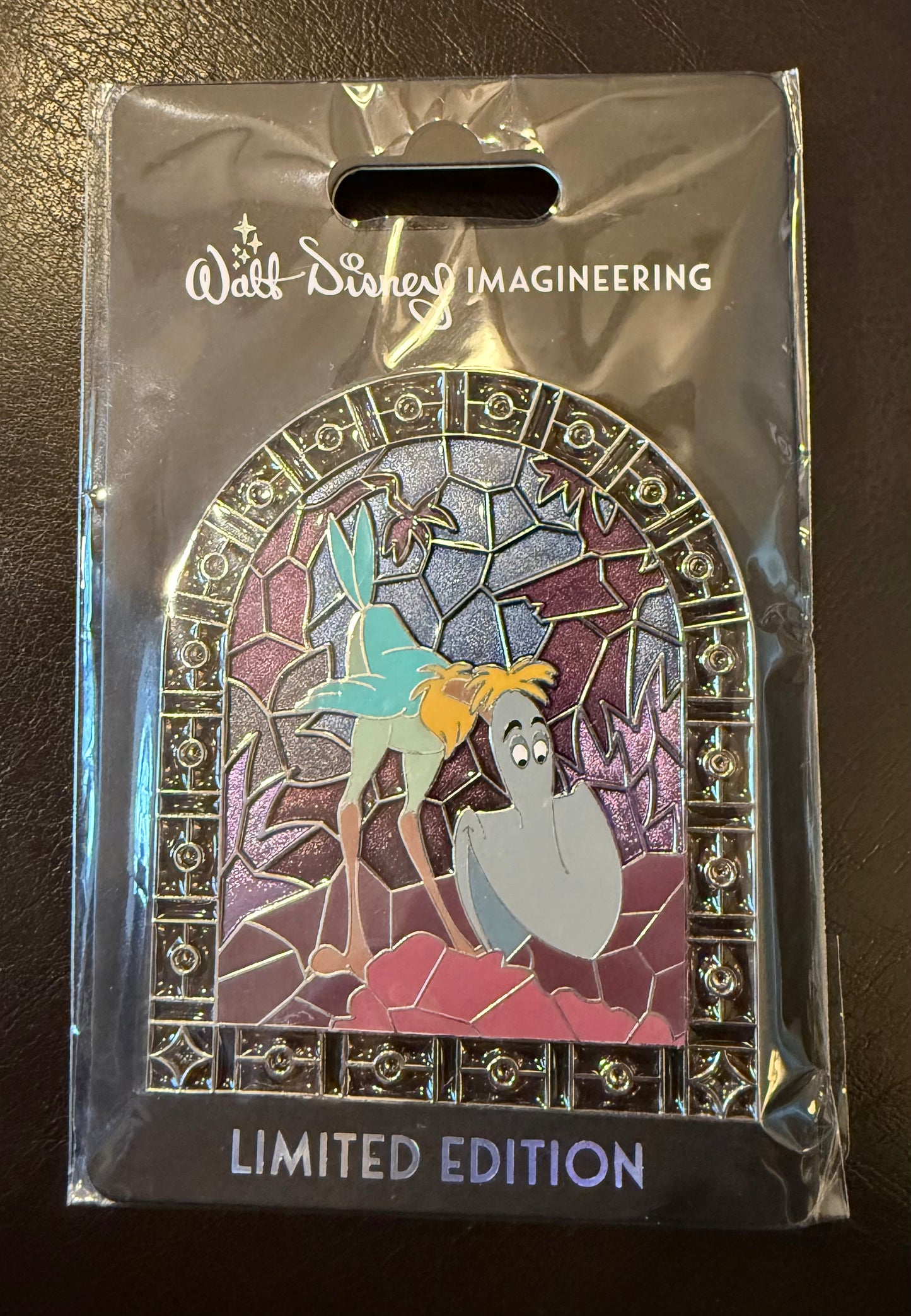 Shovel Birds Stained Glass B5