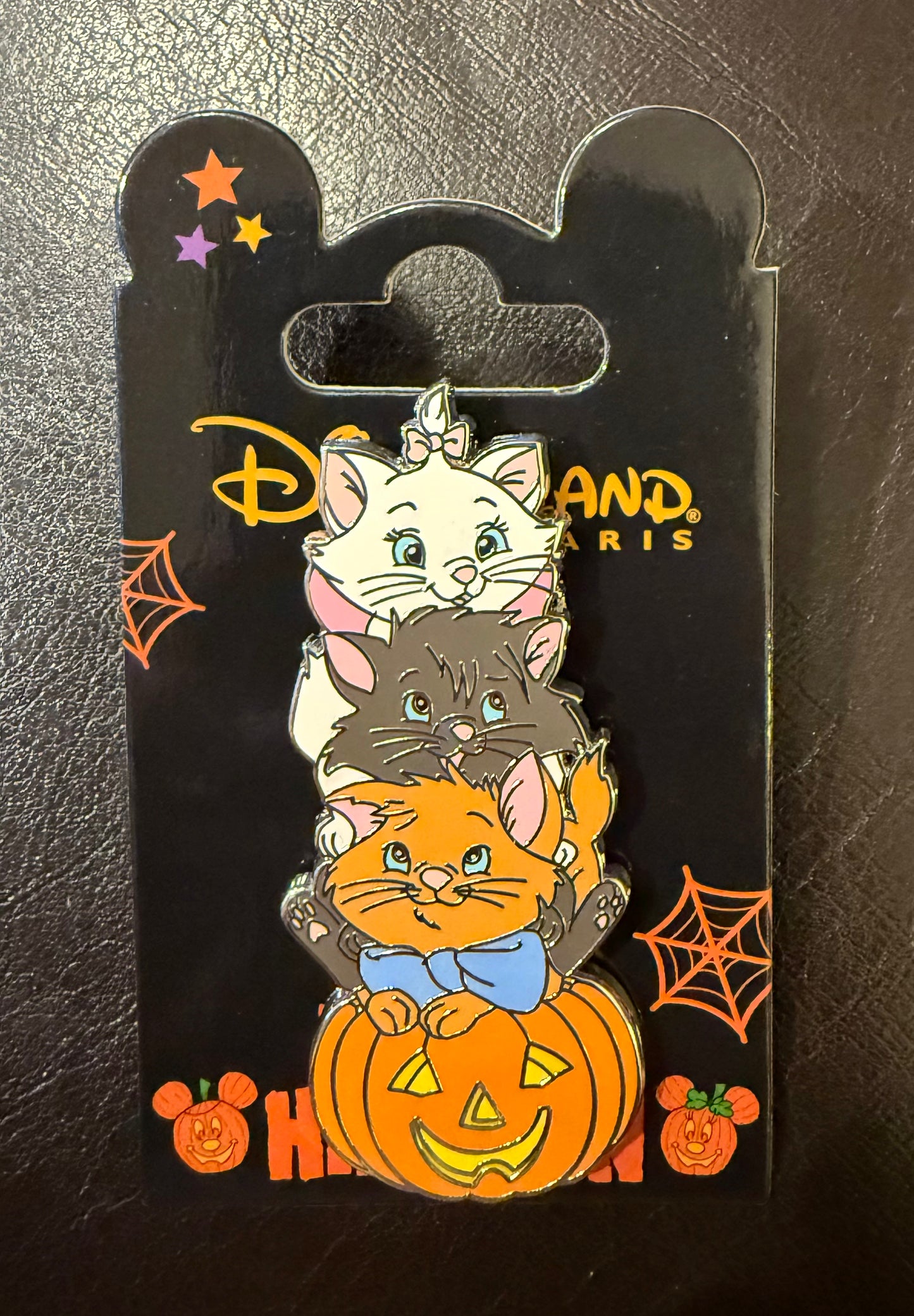 Marie, Berlioz and Toulouse Aristocats Halloween Pumpkin B4