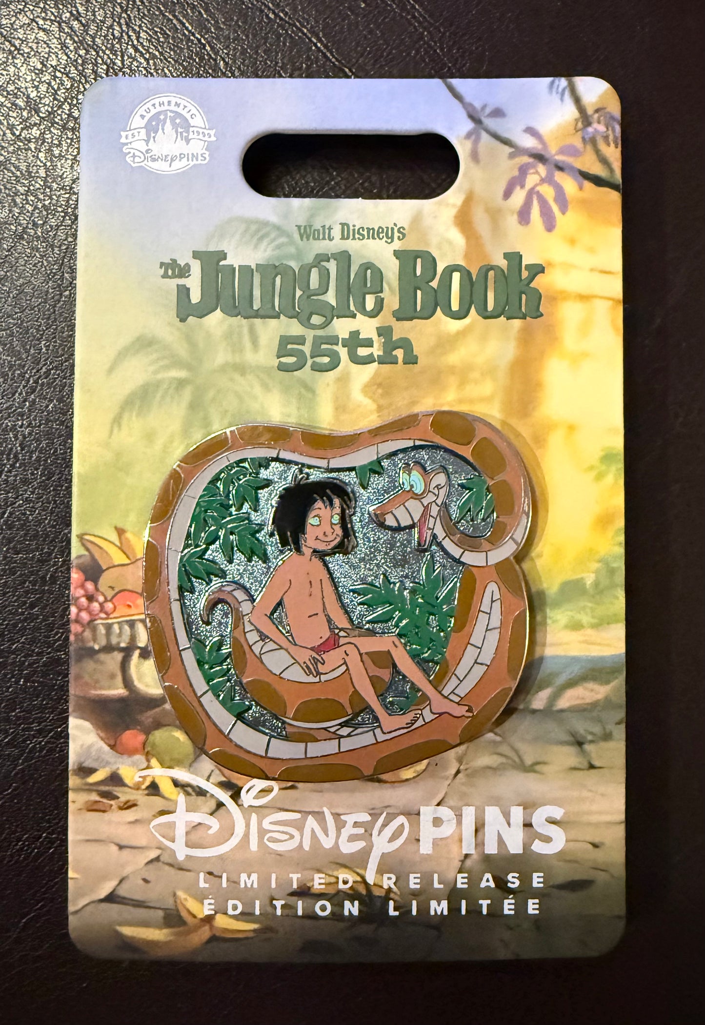 Mowgli and Kaa Jungle Book 55th Anniversary B7