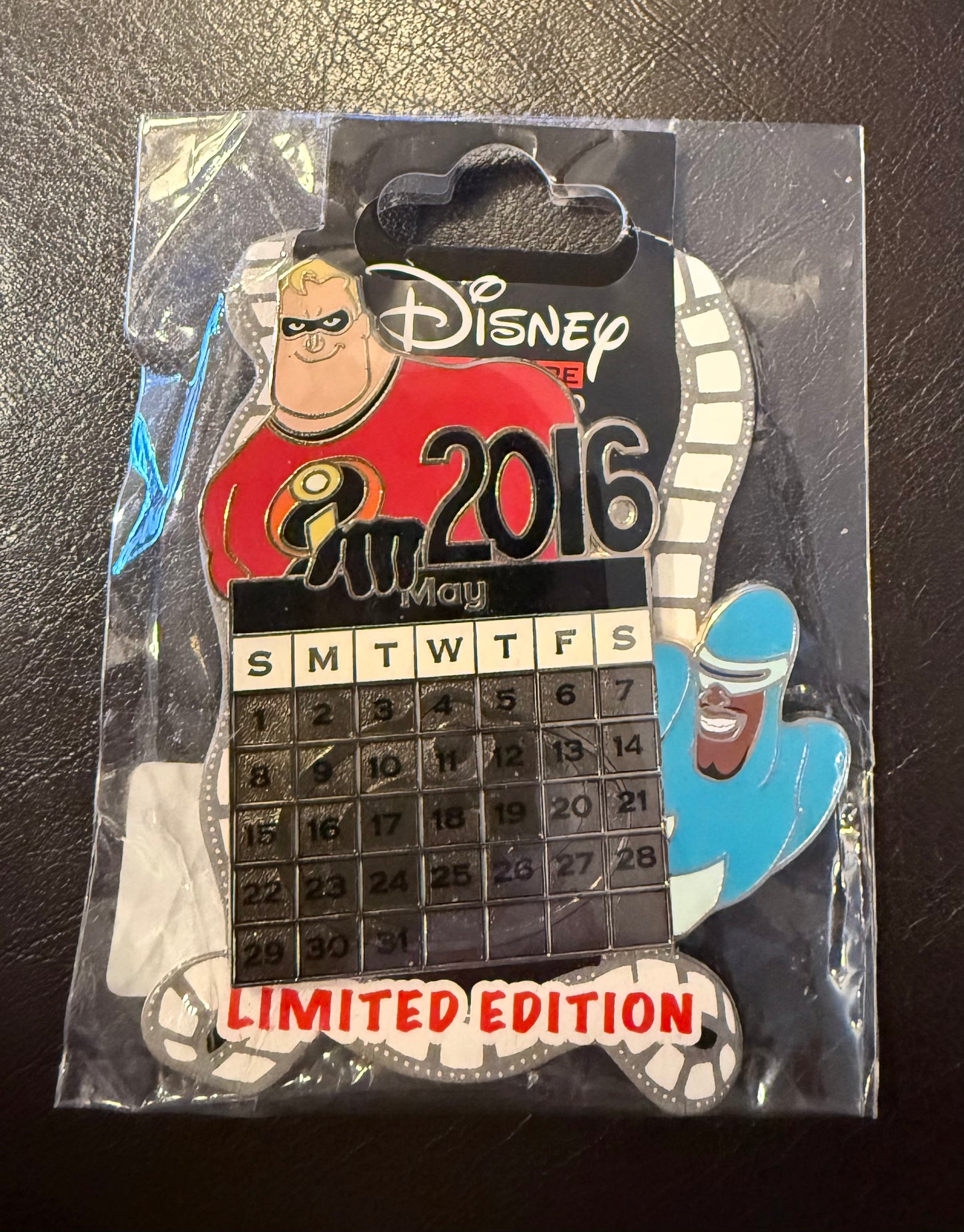 Mr. Incredible and Frozone May 2016 Pixar Calendar B6