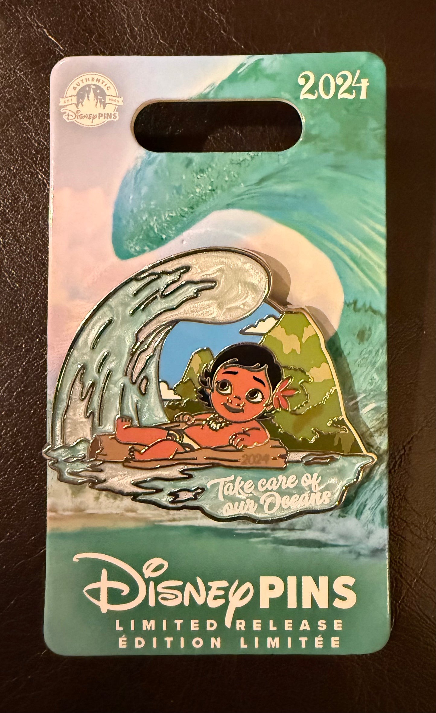 Baby Moana on Raft World Oceans Day 2024 Take Care of Our Oceans B8