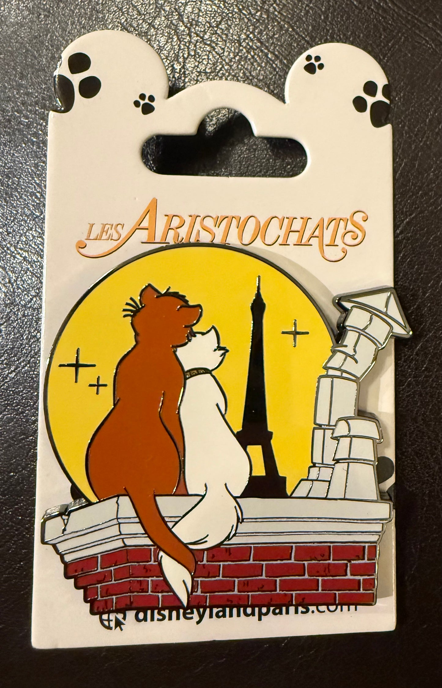 Duchess and Thomas O’Malley Eiffel Tower Yellow Background B4