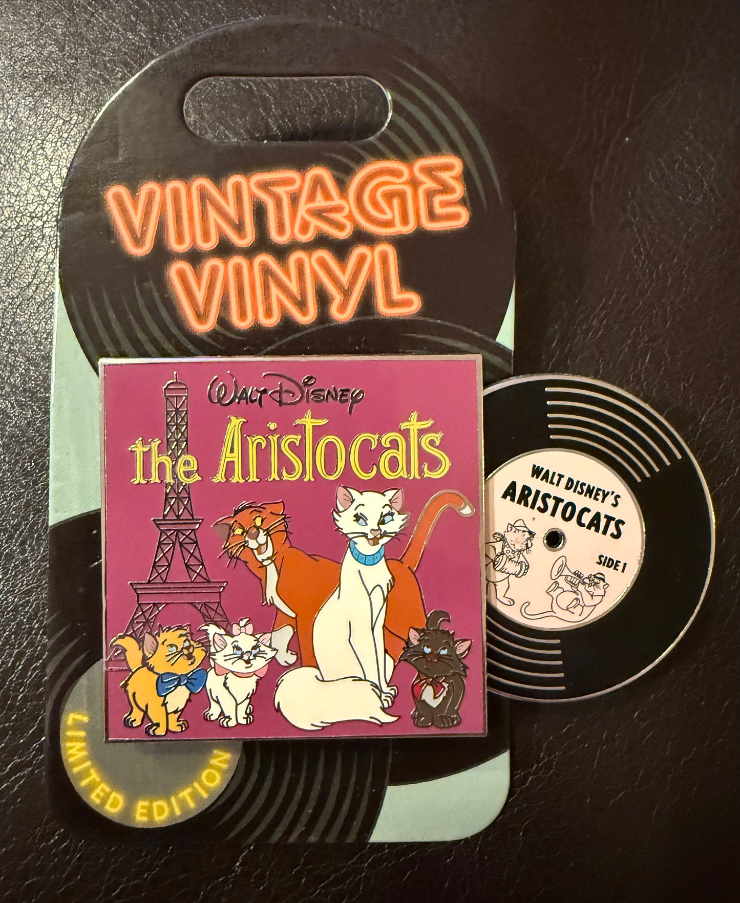 Duchess, O’Malley, Marie, Toulouse and Berlioz Aristocats Vintage Vinyl B2