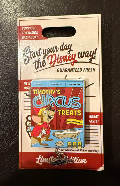 Timothy’s Circus Treats Cereal Box B6
