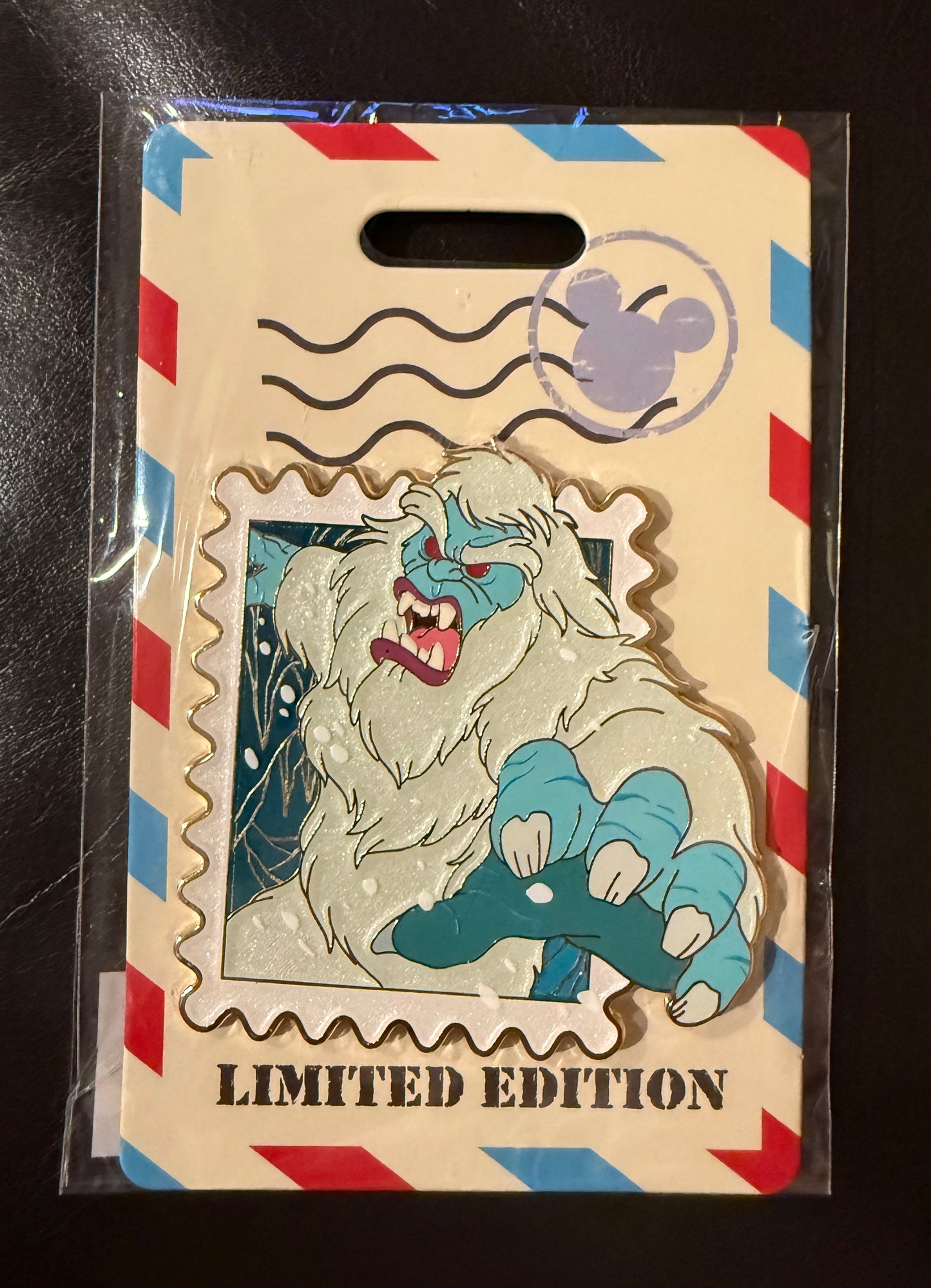 Abominable Snowman Yeti Matterhorn Bobsleds Disney Park Stamps Series B10