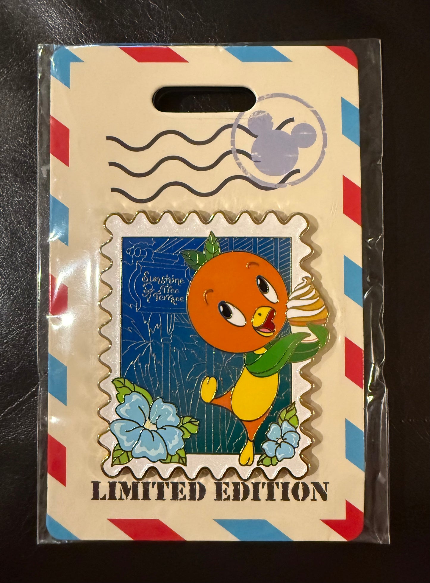 Orange Bird Sunshine Tree Terrace Disney Park Stamps Series B10
